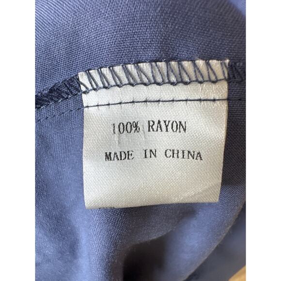 Zesica NWT Tiered Midi Maxi Dress, Size Large, Long Sleeve, Smocked Top, Rayon - Picture 7 of 9